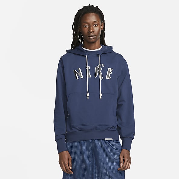 Blue nike pullover clearance